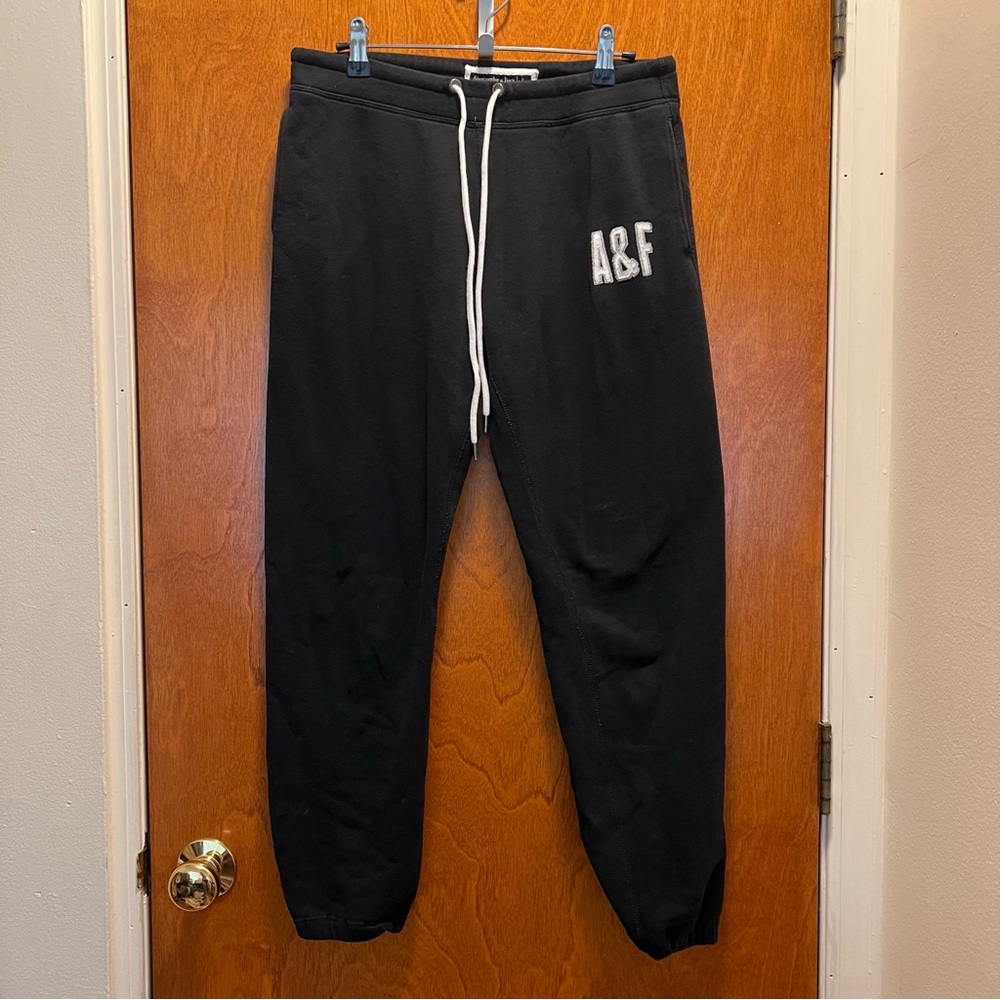 Vintage Abercrombie & Fitch Black Sweatpants